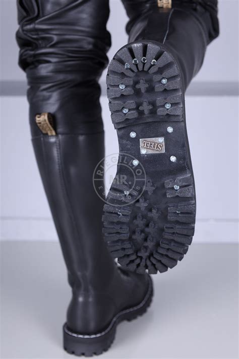 fetisch stiefel|Shop Black Fetish Leather Boots at MR. Riegillio